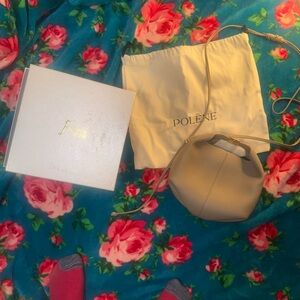 Authentic Polene Beri Bag in Taupe